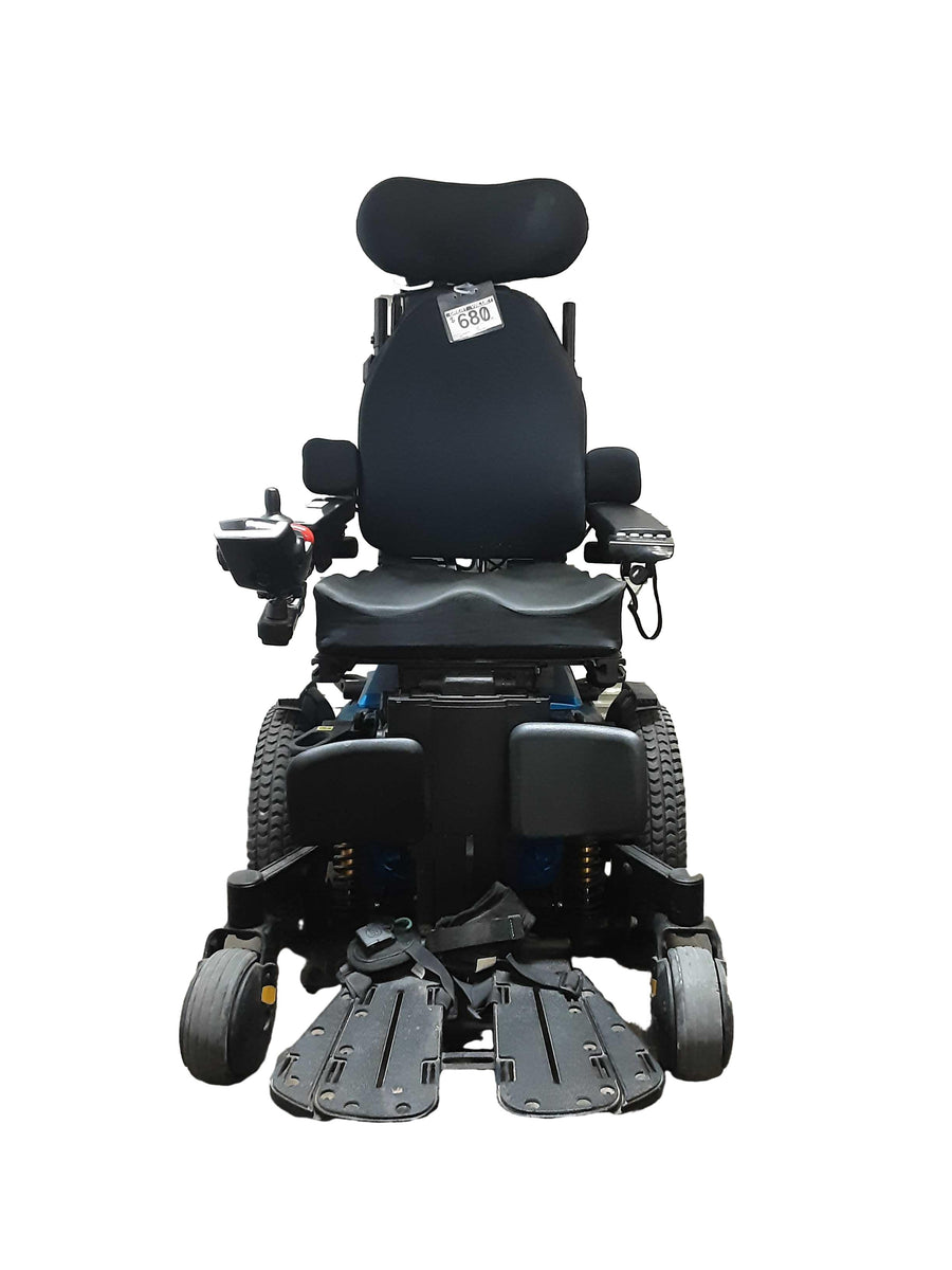 Quantum Edge 3 Blue Motorized Wheelchair / Mobility Scooter