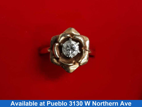 Women's Ring - Yellow Gold 14k (.585) 4.2 grams Size 8