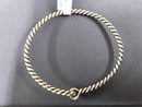 Bangle Bracelet - Silver 9.5 grams 7 inch
