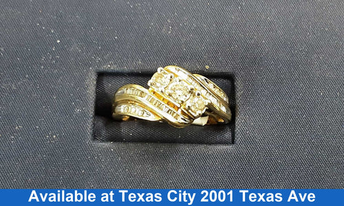 Women's Ring - Yellow Gold 10k (.417) 3 grams Size 7