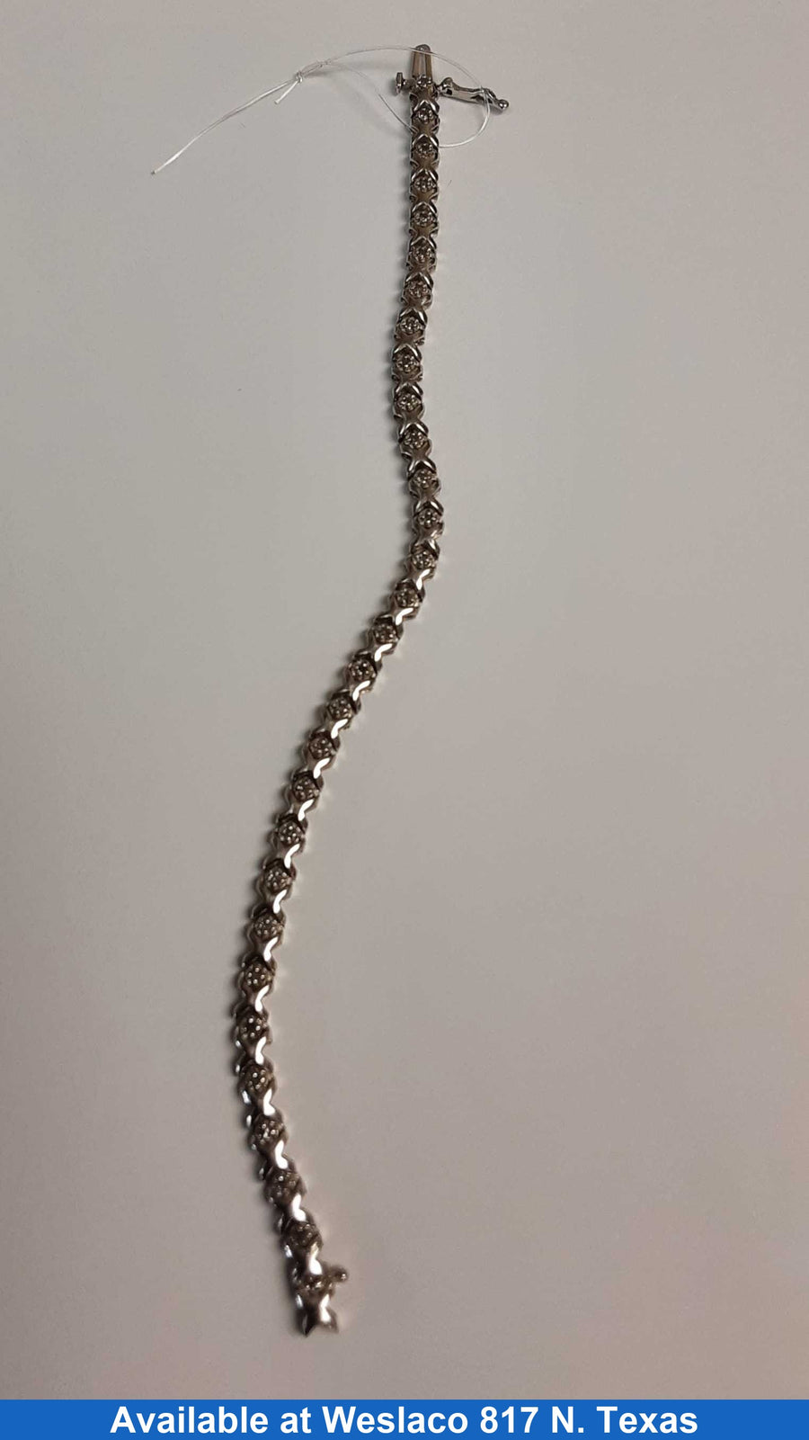 Bracelet - White Gold 10k (.417) 8.5 grams 7 inch