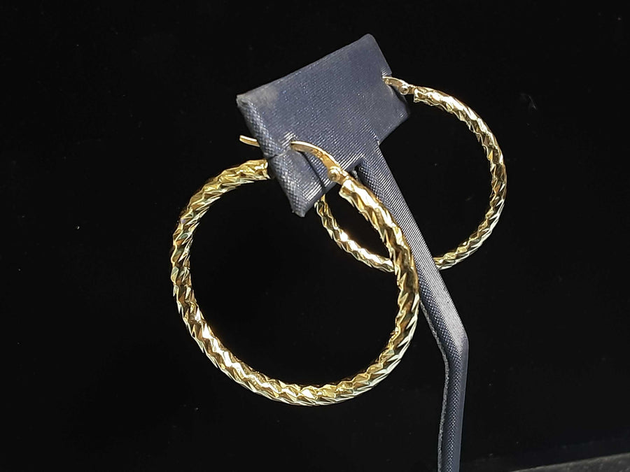 Bangle Earrings - Yellow Gold 14k (.585) 2.6 grams