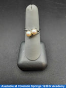 Women's Ring - White Gold 14k (.585) 3.2 grams Size 5.5