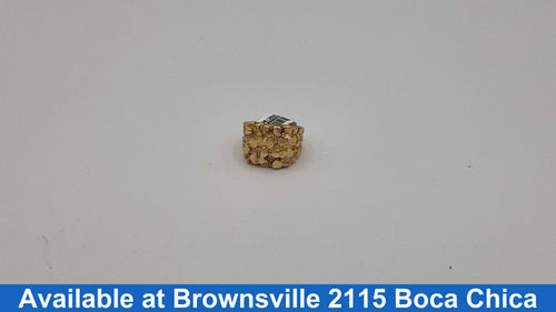 Men's Ring - Yellow Gold 10k (.417) 7.9 grams Size 8.5