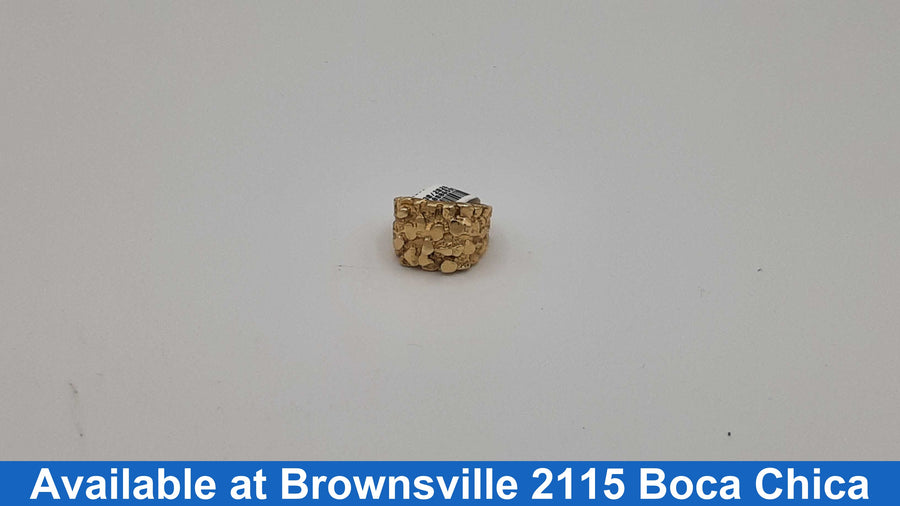 Men's Ring - Yellow Gold 10k (.417) 7.9 grams Size 8.5