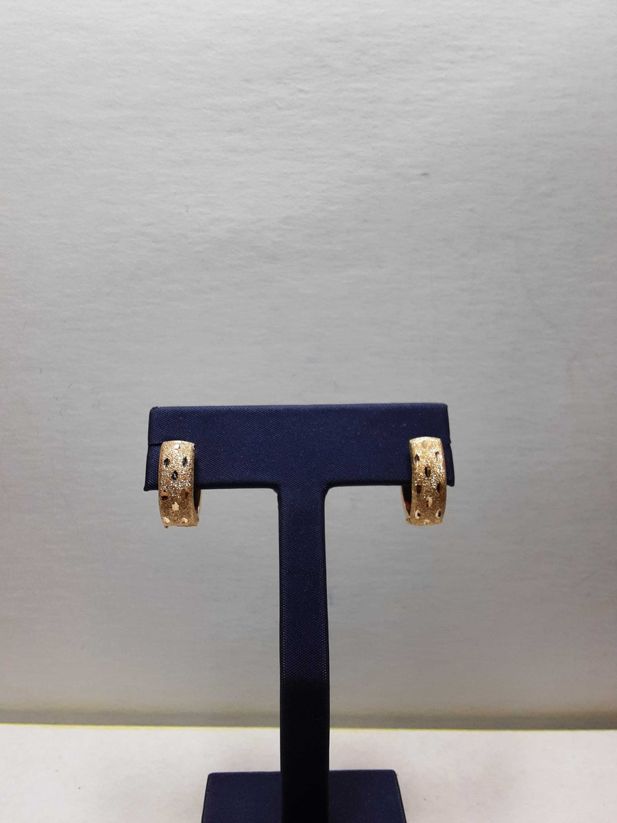 Bangle Earrings - Yellow Gold 14k (.585) 3.1 grams
