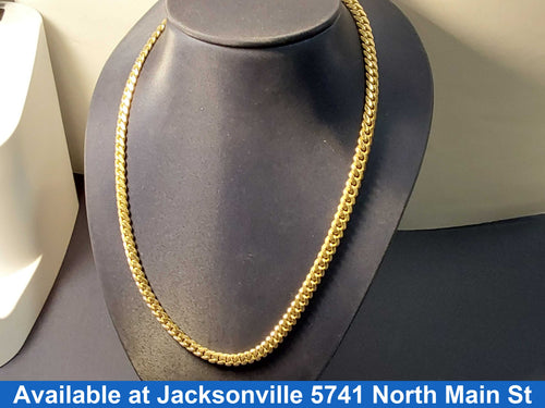 Cuban Link Chain - Yellow Gold 10k (.417) 35 grams 18 inch