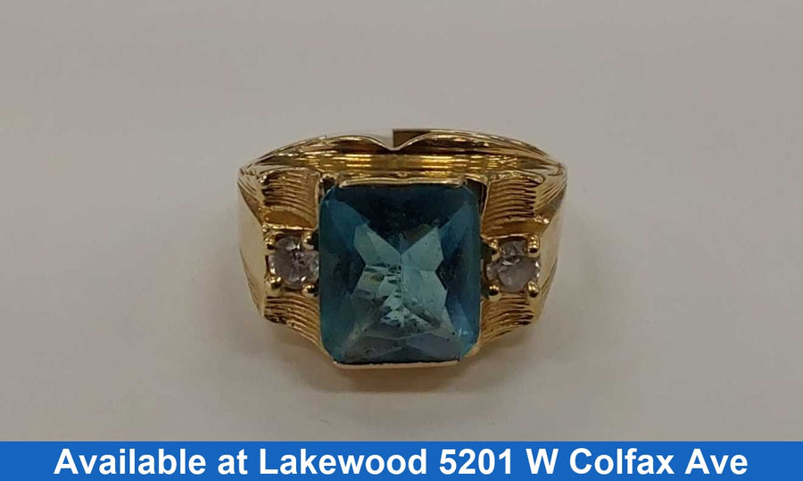 Women's Ring - Yellow Gold 14k (.585) 8 grams Size 7.5