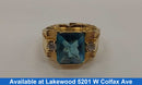 Women's Ring - Yellow Gold 14k (.585) 8 grams Size 7.5