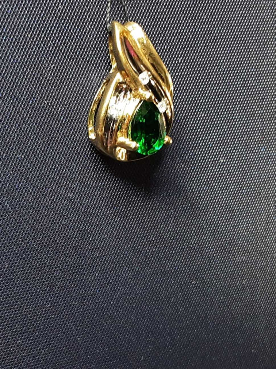 Diamond Pendant - Yellow Gold 10k (.417) 1.2 grams