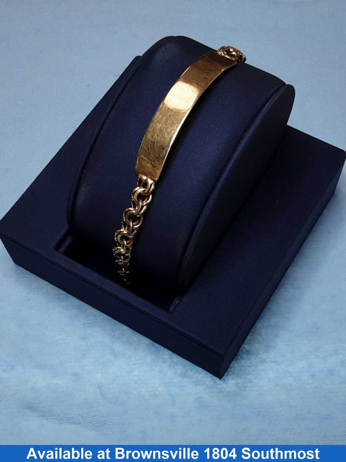 ID Bracelet - Yellow Gold 10k (.417) 9.5 grams 6 inch
