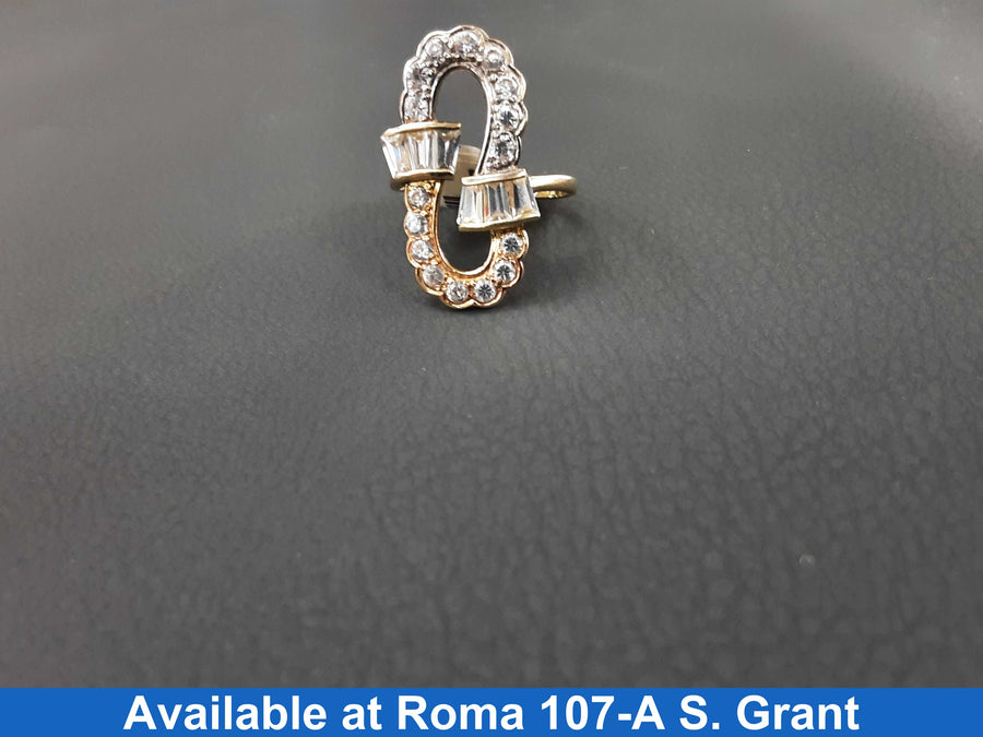 Women's Ring - Yellow Gold 10k (.417) 2.8 grams Size 6.5