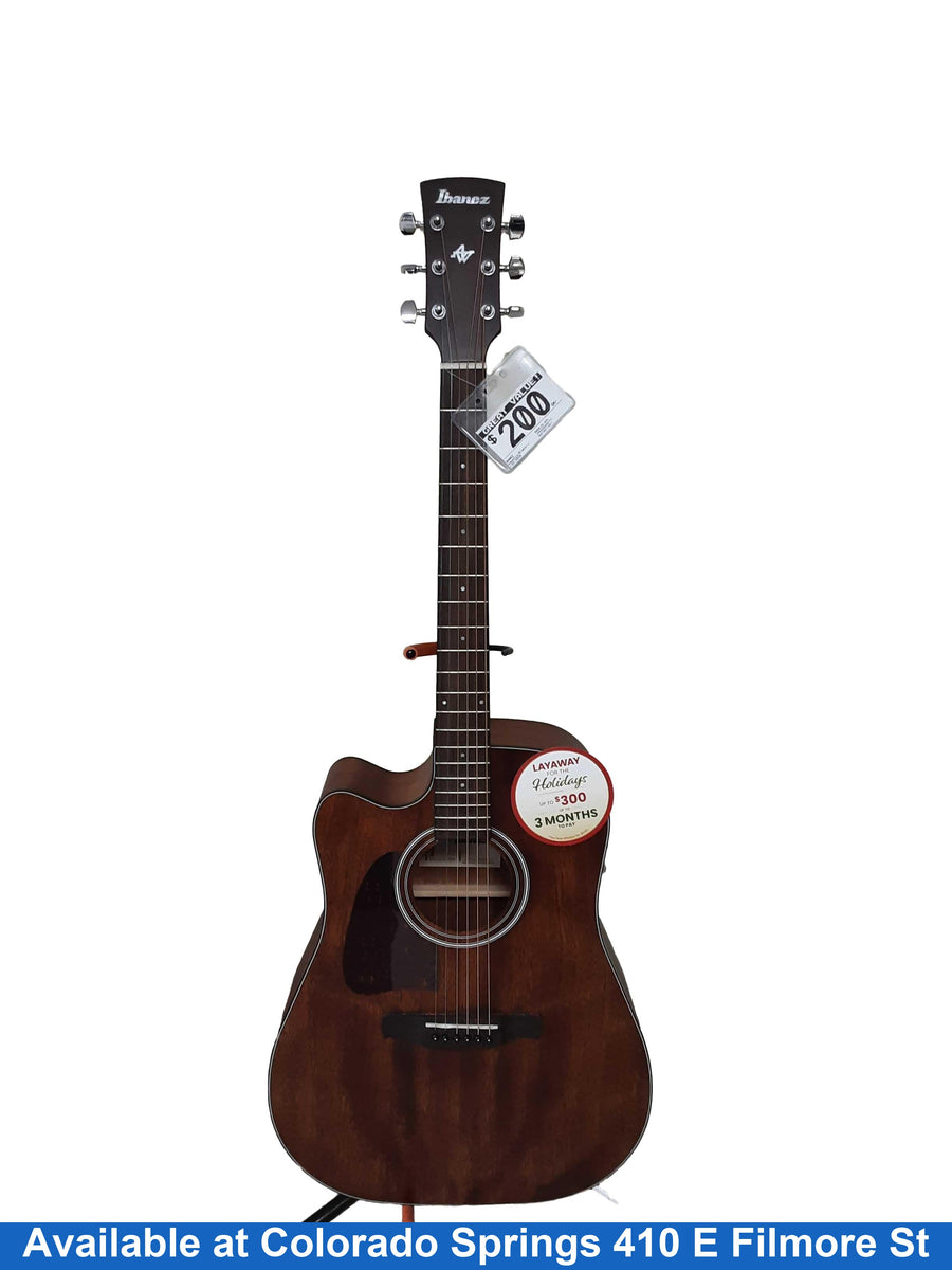 Ibanez Aw54lce-opn Brown Acoustic / Electric Classic Guitar
