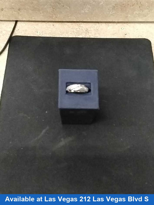 Men's Ring - White Gold 10k (.417) 3.3 grams Size 20