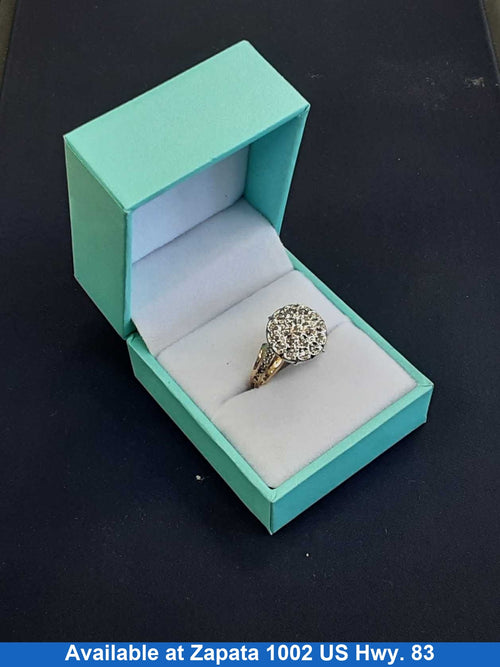 Women's Ring - Yellow Gold 10k (.417) 4.8 grams Size 6.5