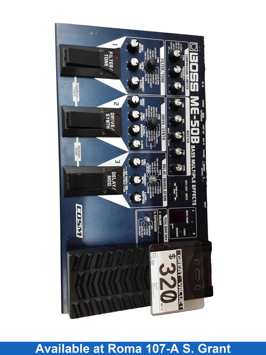 Boss Me-50b Black Drum Accessories