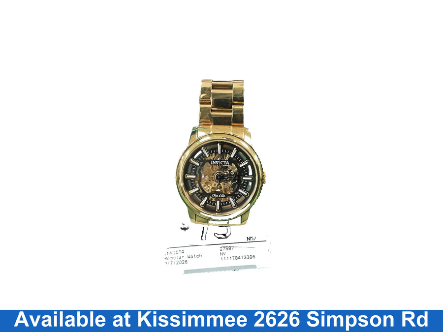 Invicta 27587 Gold Regular Watch