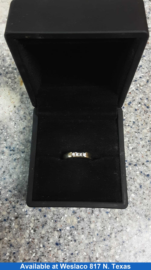 Ring - Wedding Band - Yellow Gold 10k (.417) 1.9 grams Size 7.5