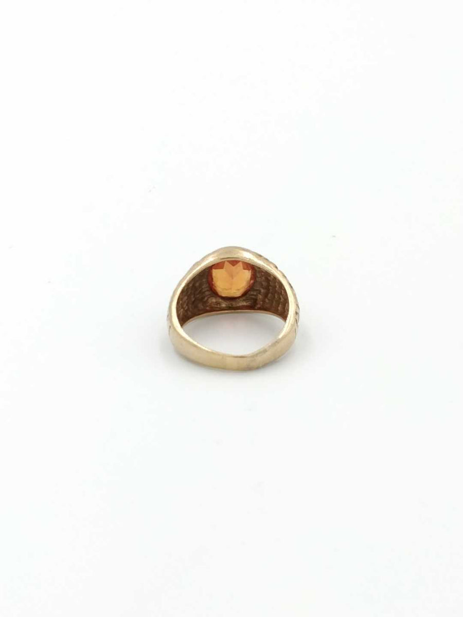 Men's Ring - Yellow Gold 10k (.417) 8.9 grams Size 10