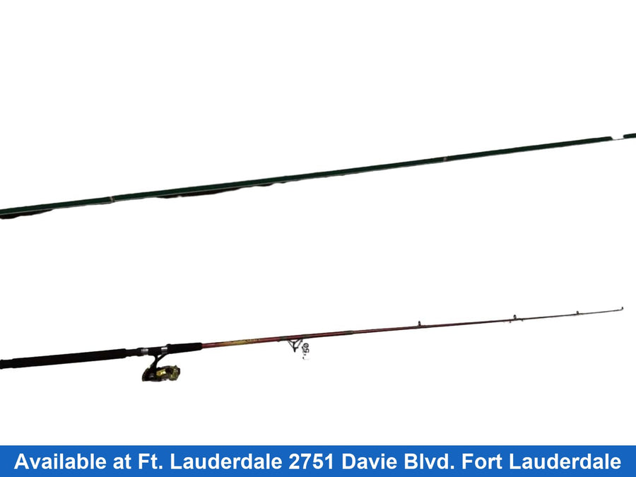 Shakespeare Surf Pier Red Fishing Rod & Reel Combo