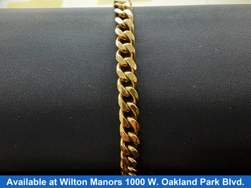 Cuban Link Bracelet - Rose Gold 10k (.417) 10.5 grams 8 inch