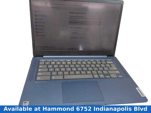 Lenovo Ip Slim 3 Chrome 14m868 Intel Celeron 4 Gb 128 Gb Blue Laptop