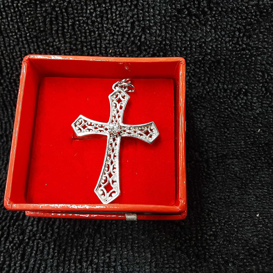 Religious Pendant - White Gold 14k (.585) 4.6 grams
