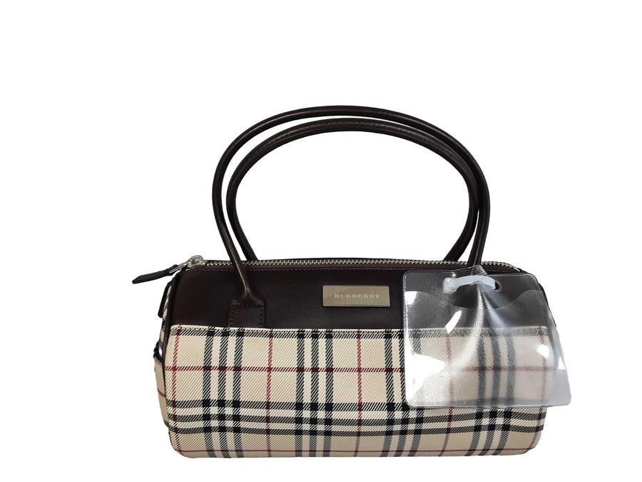 Burberry Roll Hb Brown Purse / Handbag