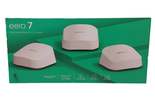 Eero 7 3 Pack Mesh Wifi System Green Networking Hub