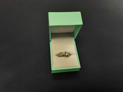Ring - Engagement Set - White Gold 14k (.585) 6.1 grams Size 5.5
