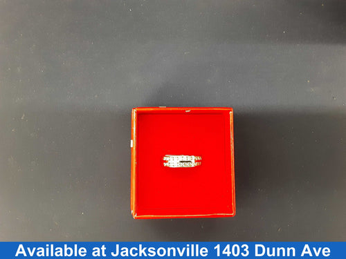 Ring - Wedding Band - White Gold 14k (.585) 4.2 grams Size 8