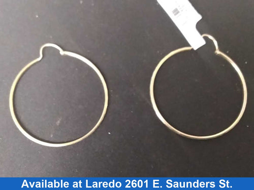 Bangle Earrings - Yellow Gold 10k (.417) 3.2 grams