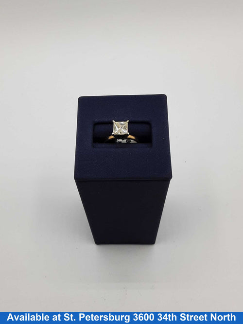 Women's Ring - Solitaire - Yellow Gold 14k (.585) 2.3 grams Size 5.5