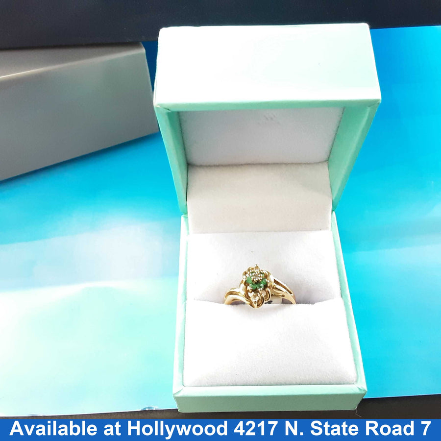 Women's Ring - Yellow Gold 14k (.585) 2.8 grams Size 6
