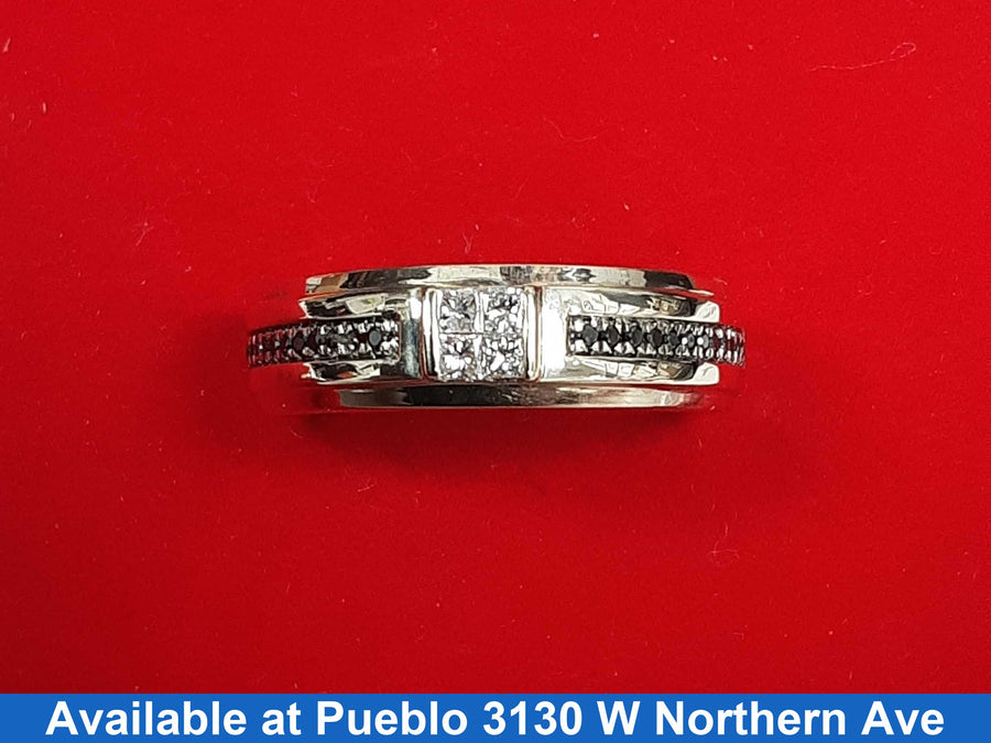 Men's Ring - Yellow Gold 10k (.417) 4.6 grams Size 11.5