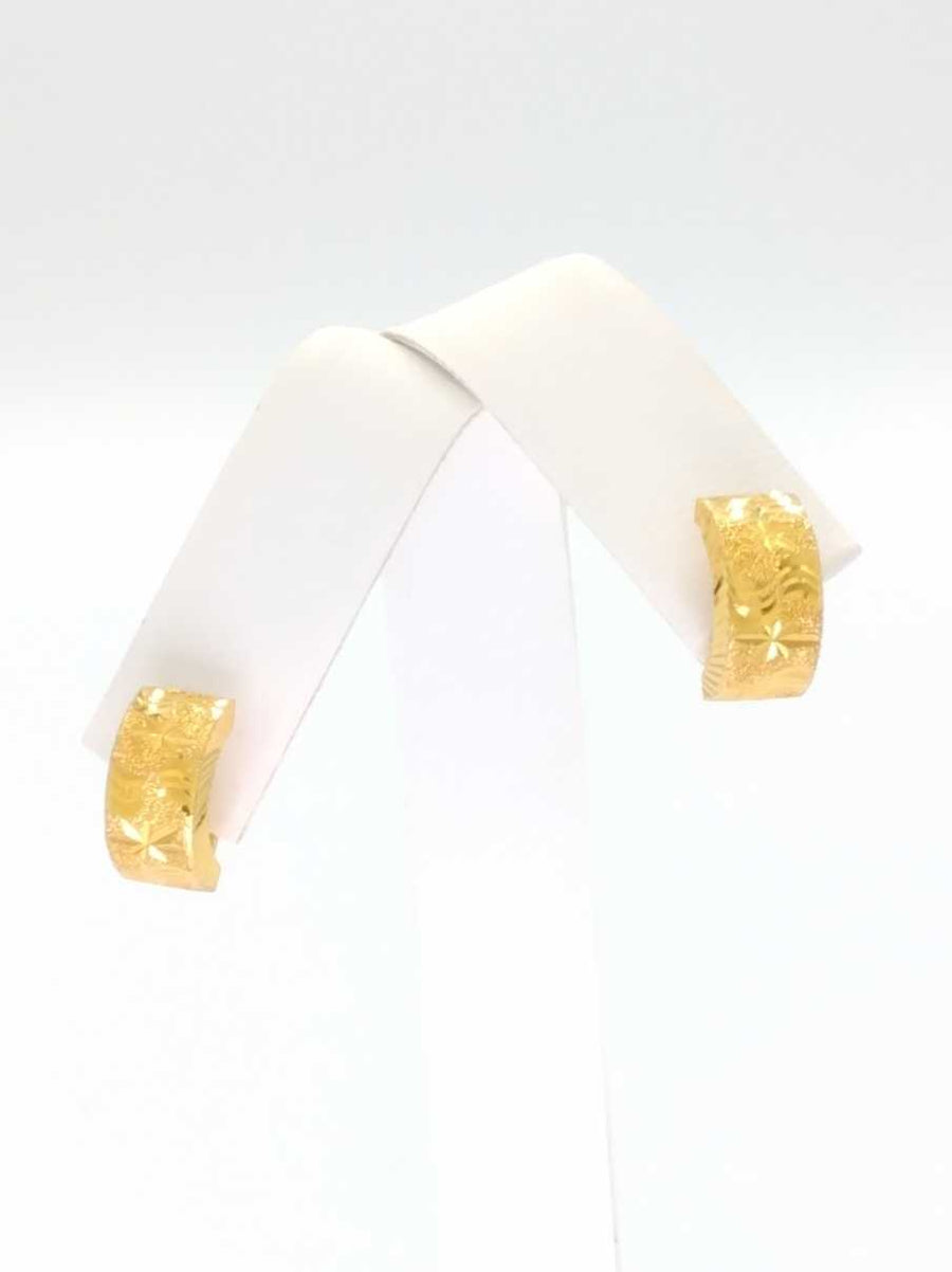 Bangle Earrings - Yellow Gold 14k (.585) 1.5 grams