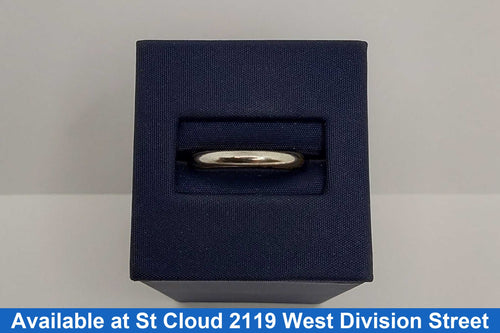 Ring - Wedding Band - Silver 1.687 grams Size 8