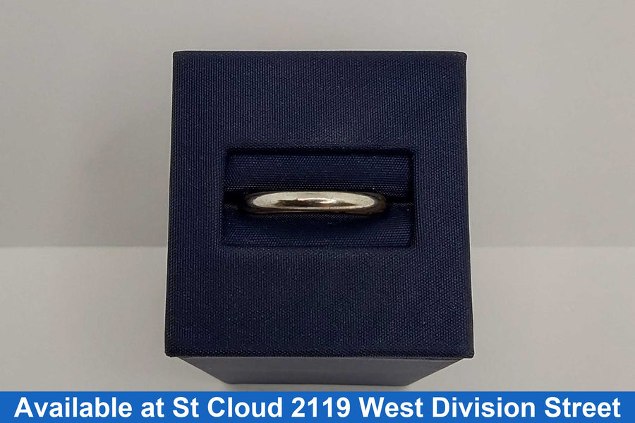 Ring - Wedding Band - Silver 1.687 grams Size 8