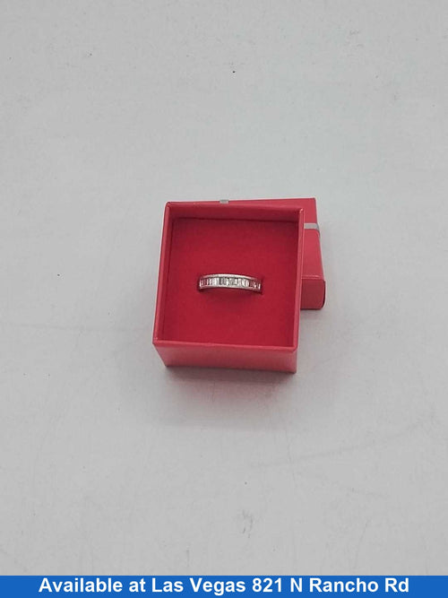 Ring - Wedding Band - White Gold 14k (.585) 4.1 grams Size 11.5
