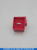 Ring - Wedding Band - White Gold 14k (.585) 4.1 grams Size 11.5