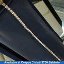 Tennis Bracelet - Yellow Gold 14k (.585) 11.7 grams 7 inch