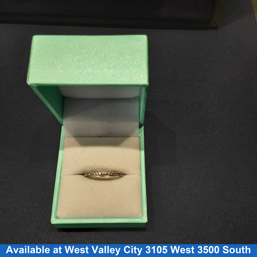 Women's Ring - White Gold 10k (.417) 1 grams Size 6