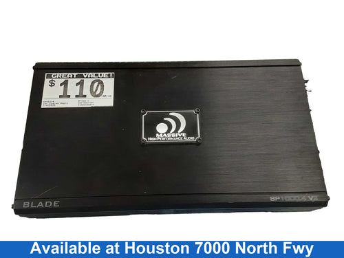 Massive Bp1000.4 Black Car Audio Amplifier