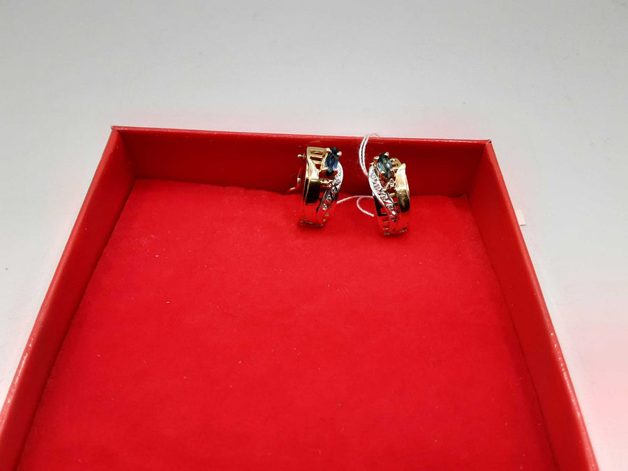 Earrings - Yellow Gold 10k (.417) 1.3 grams