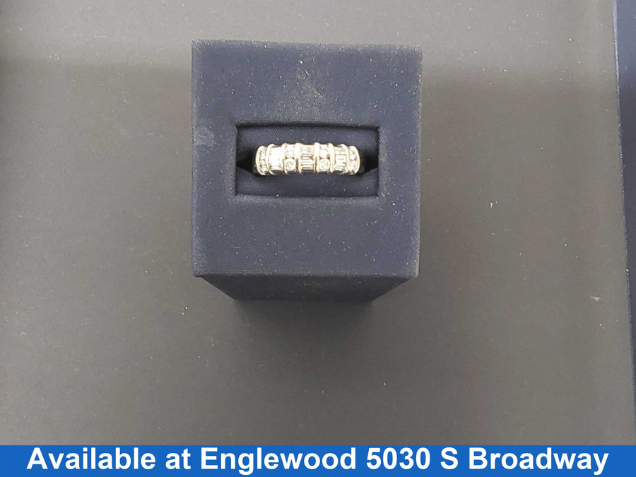 Men's Ring - White Gold 14k (.585) 3.6 grams Size 7