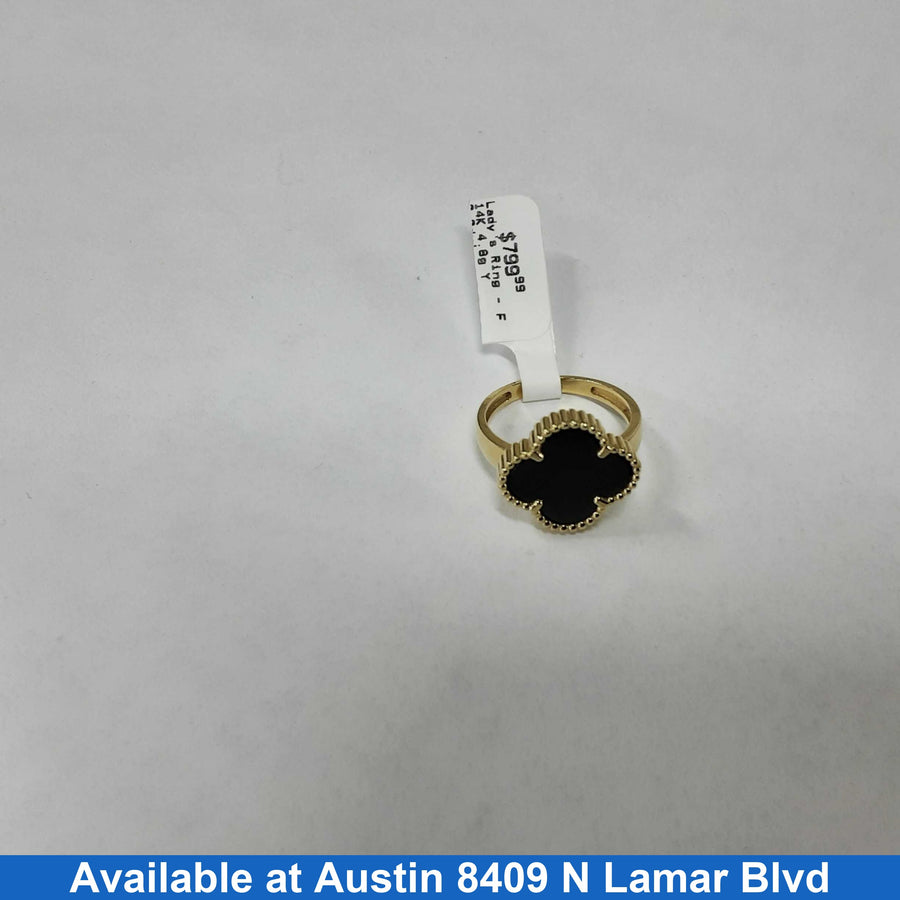 Women's Ring - Yellow Gold 14k (.585) 4.8 grams Size 7
