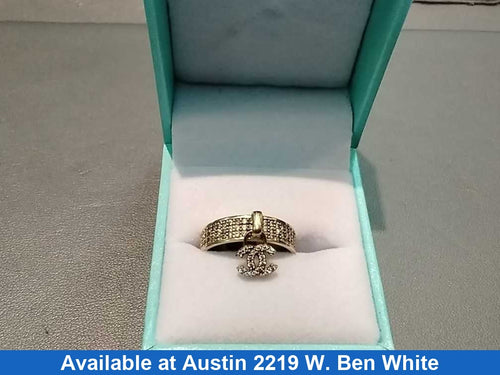 Women's Ring - Yellow Gold 14k (.585) 2.4 grams Size 20