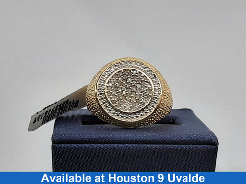 Men's Ring - Yellow Gold 10k (.417) 9 grams Size 10.5