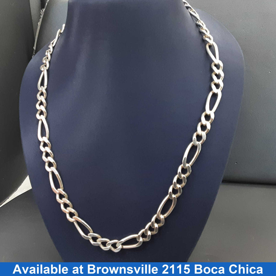 Figaro Chain - Silver 37.4 grams 24 inch
