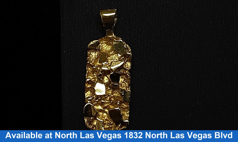 Nugget Pendant - Yellow Gold 14k (.585) 3.7 grams